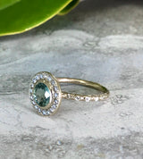 Halo Micro Eternity ring