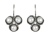 Tri-Pod Pearl Earrings with Hook