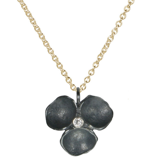 Medium Tri-Pod Pendant with Diamond