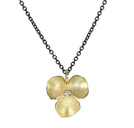 Medium Tri-Pod Pendant with Diamond