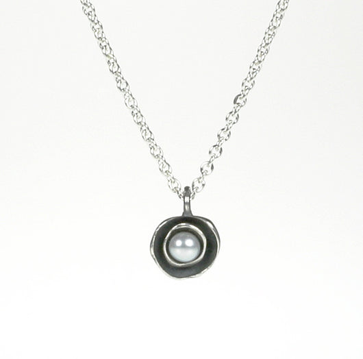 Oyster Pod Pendant with Pearl