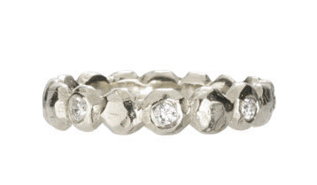 Faceted Pebble Ring