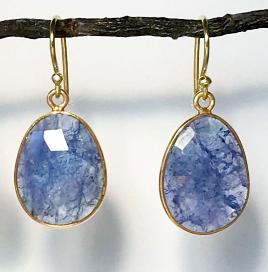 Medium Tanzanite Earrings