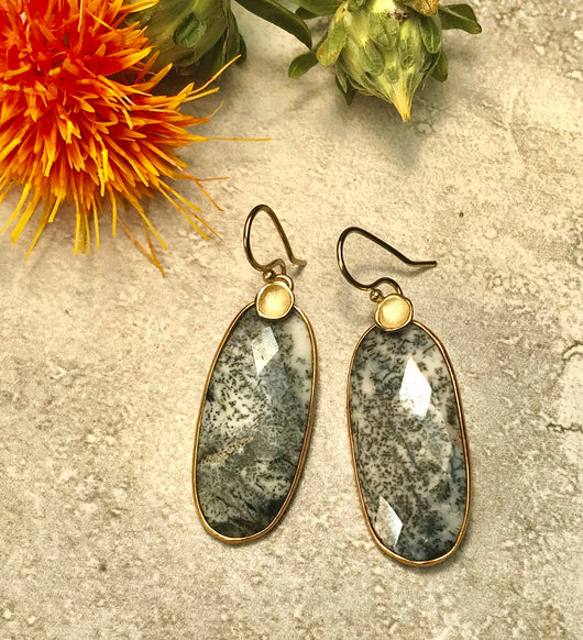 Small Pod- Long Oval Earring