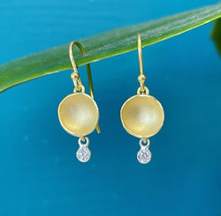 Small Dishy Zircon drop Earrings