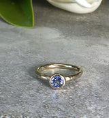 5mm Sapphire Bezel Ring