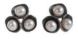 Tri-Pod Pearl Earrings