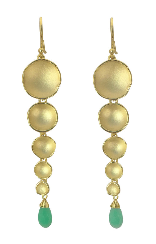 Dishy Duster Earrings with Stones