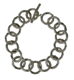 Small Textured Link Bracelet